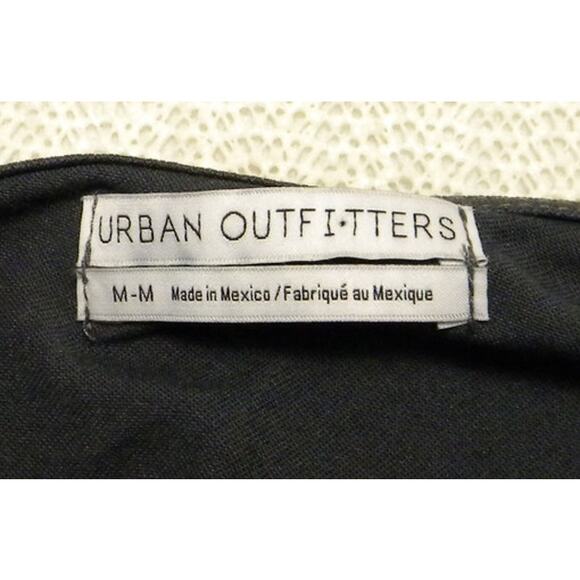 Urban Outfitters Women's Surplice Wrap Crop Top Smocked Hem Sleeveless Gray M‎ - Picture 5 of 6